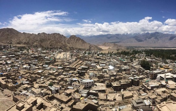  A panoramic vista of Leh
