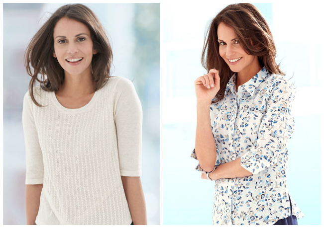 Soft cotton knits and blouses