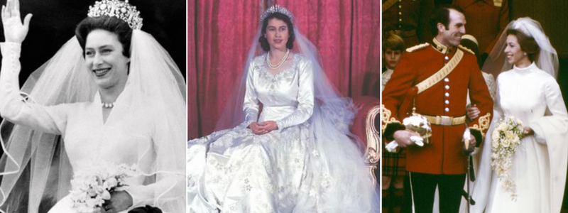 Wedding dresses of the royals