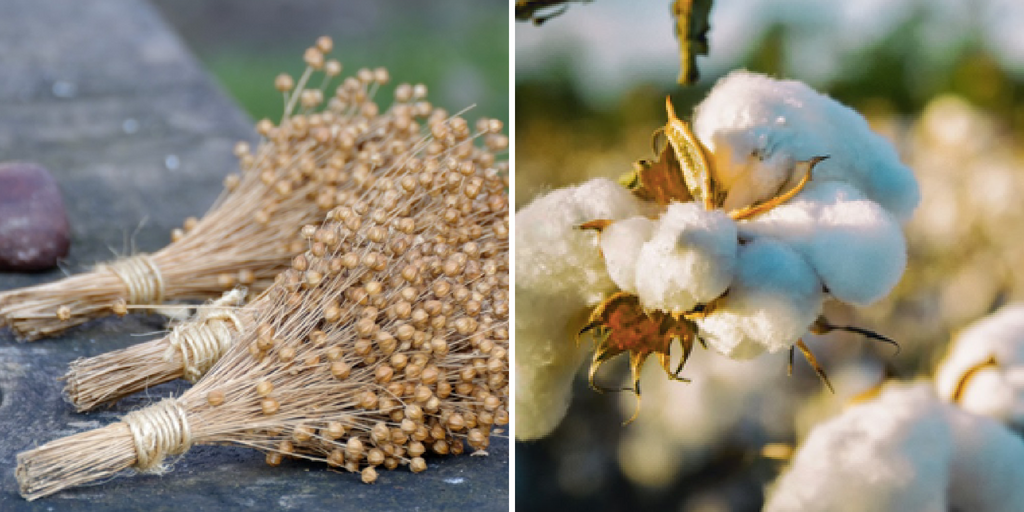 flax and cotton