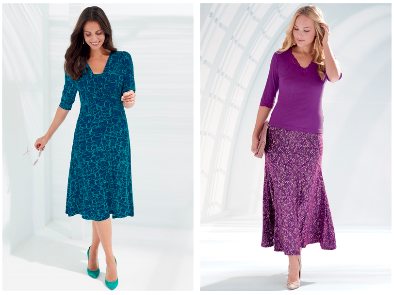 dresses and skirts for mature women