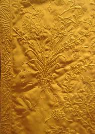 Golden spider silk cloth