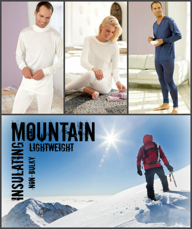 High performance silk thermals and base layers for outdoor sports