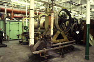 The last working steam engine in the textile industry in the UK.