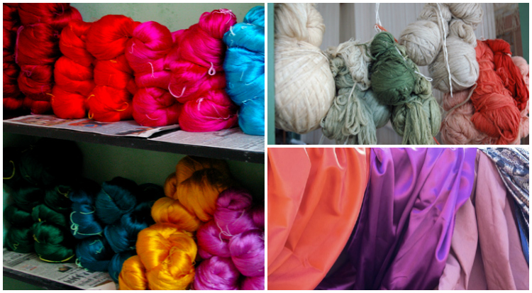 Different types of silks