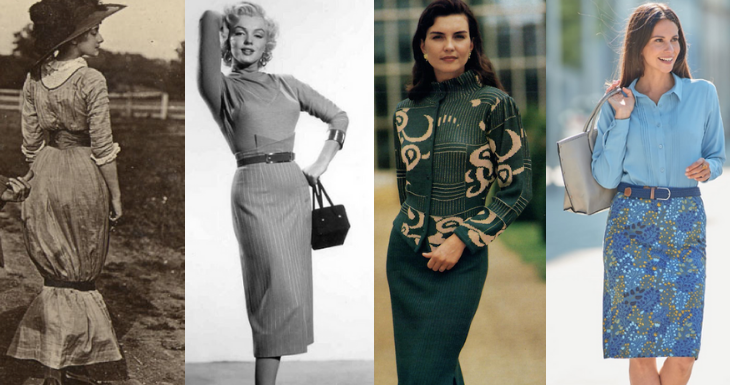 The history and origins of the pencil skirt