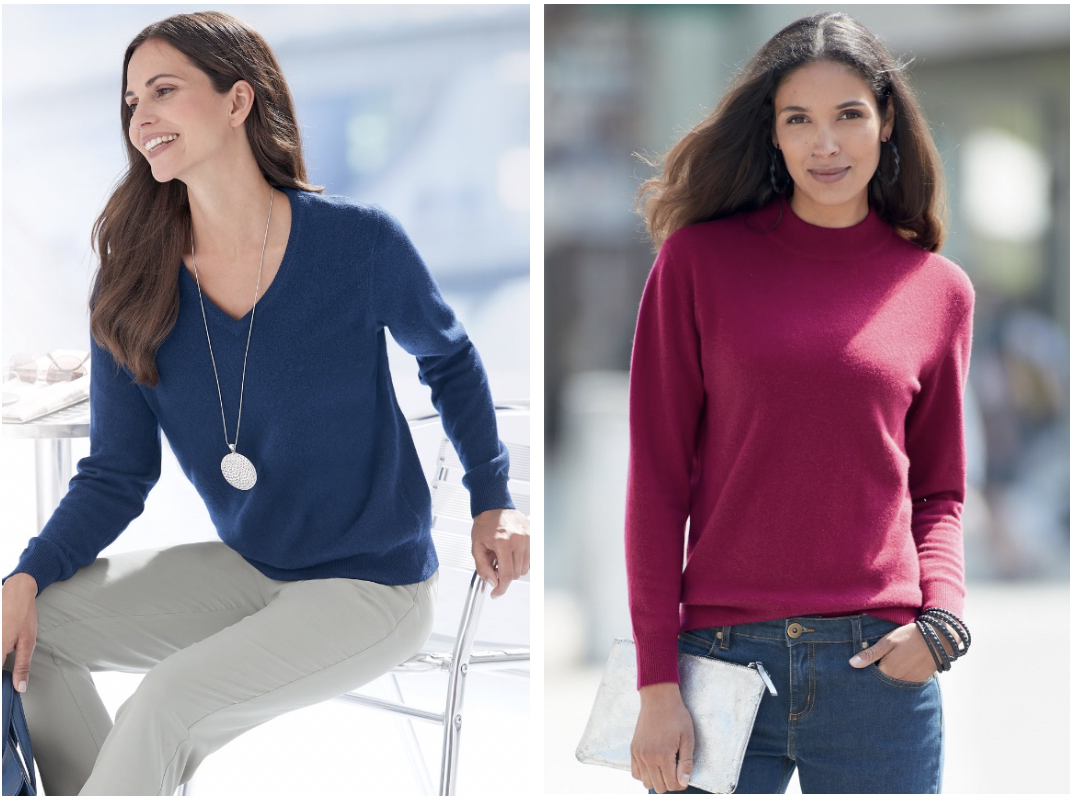 Cashmere knitwear for winter